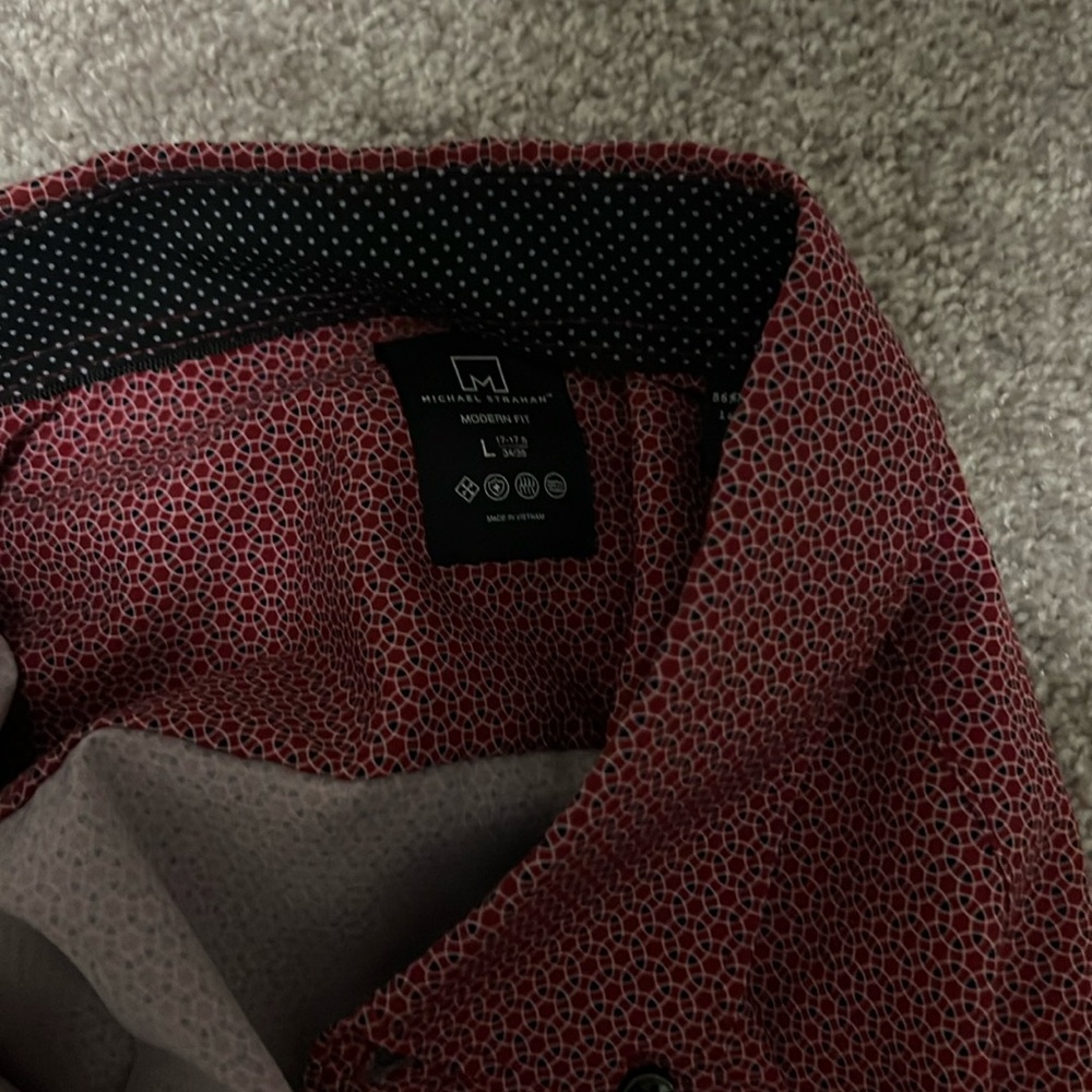 Modern Fit Michael Strahan Casual Dress Shirt